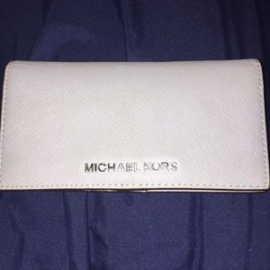 Baby blue MK wallet